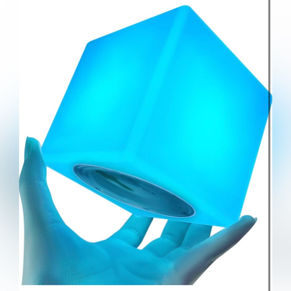 LOFTEK 4-inch LED Cube Lights: RGB 16 Colors Cosmic Cube LED with Remote Control